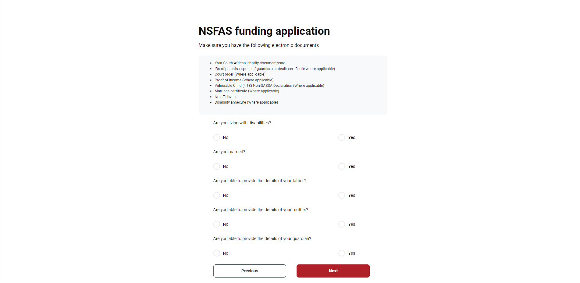 Nsfas Application 2023