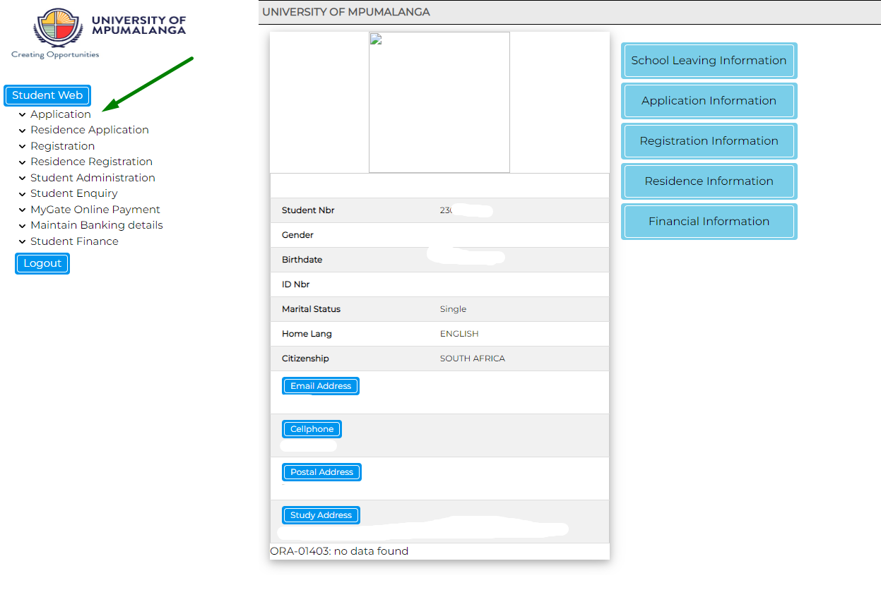 How to check your University of Mpumalanga (UMP) application status